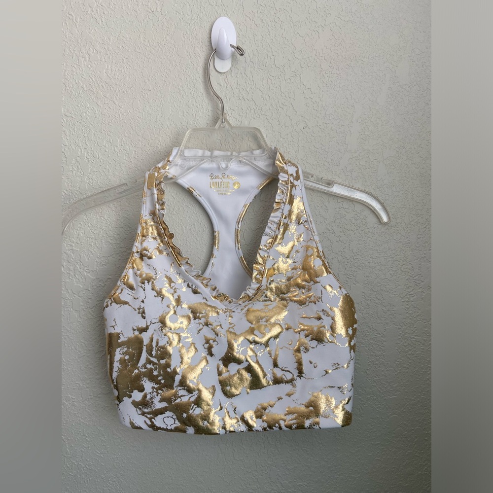 NWOT, Lilly Pulitzer UPF 50+ Luxletic Lindsay Sports Bra, Size XS - Picture 4 of 12